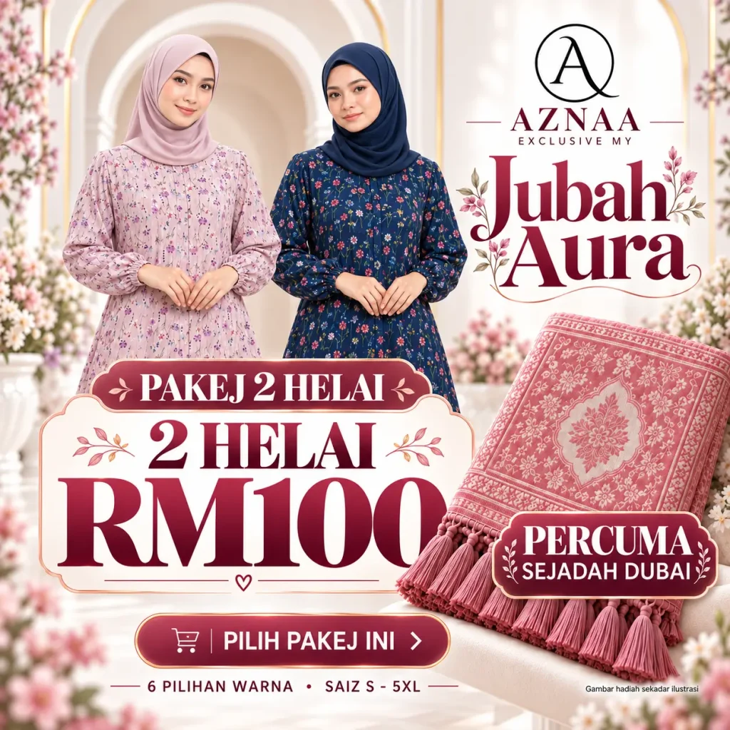 Jubah Aura - 2 Helai
